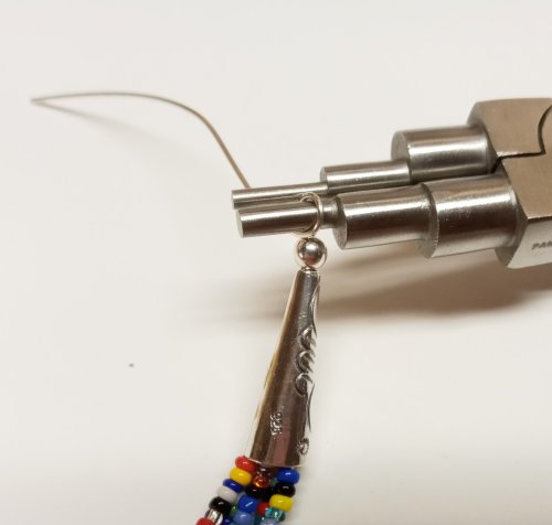 Judy Larson's Summer Fun Necklace - , Beading, Loops, Wire Loop, Wrapped Wire Loop, Beads, make a loop 